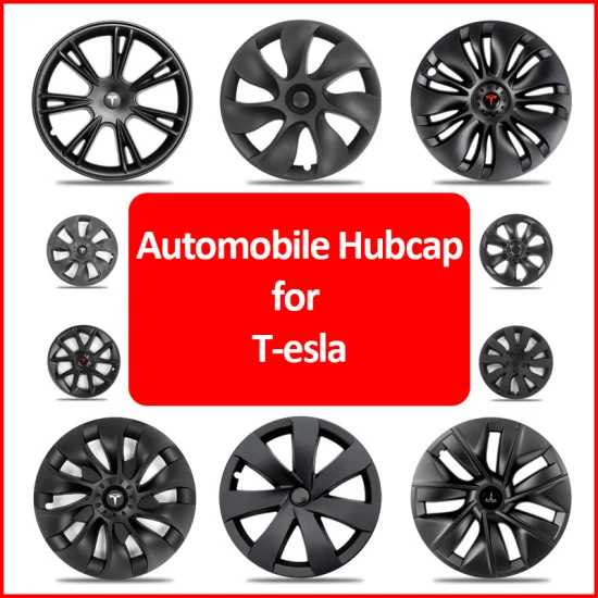 Tapacubos de automóvil de 18 pulgadas para Tesla modelo 3, tapa de rueda, cubierta completa, accesorios Evs, estilo tormenta, negro mate/gris, 4 Uds.